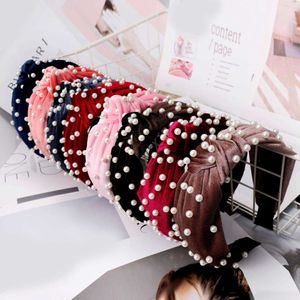 Garota Candy Full Color Beading Bow Design pleuche Hairband Boutique Hair Sticks Charming Hair Acessório