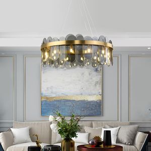 Il nuovo soffitto di cristallo ha condotto le lampade del lampadario di lusso della decorazione domestica dell'interno per l'illuminazione della sala della villa del ristorante della camera da letto del salone