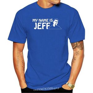 Heren t shirts mijn naam is Jeff Street grappig cadeau t shirt keuzes springen naar S xlmen s