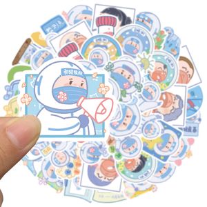 50PCS Skateboard Stickers Original cartoon Nurse For Car Baby Scrapbooking Pencil Case Diary Phone Laptop Planner Decoration Book Album Kids Toys DIY Decals