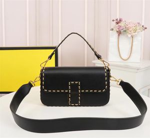 Women's cross-body bag Letter F Two detachable shoulder straps Handbag Purse Tote Shoulder bag GUETTE top quality