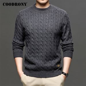 Coodrony Brand Sweater Men Streetwear Fashion Knitwear Jumper O-Neck Pullover Men Clothing Autumn Winter Casual Sweaters C1191 201126