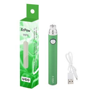 E-Cigarette Başlangıç ​​Kiti Üst USB Geçiş Pil Egosu UGO-V E CIG Vape ile USB Şarj Cihazı