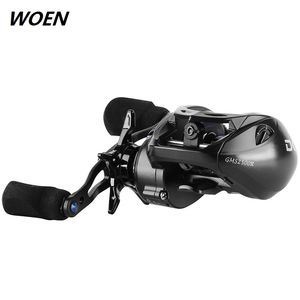 WOEN new Anti-fry line Luya water drop reel GMS2500 carbon fiber body sea pole fishing reel 8KG braking force