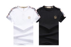 T shirts masculins Luxury Nouvelle imprimerie en strass décontractée T shirt de concepteur mâle de haute qualité décontracté