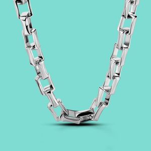 Cadeias Classic Classic Men 10mm Silver Colar Silver Original 925 Sterling Rock Hip Hop Charm Jewelry Chain Dechlacechains