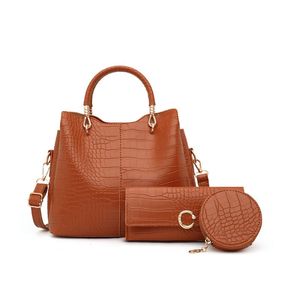 HBP Composite Bag Messenger-väskor handväska handväska ny designerväska högkvalitativt mode Tre-i-ett kombination Ruta handväskor