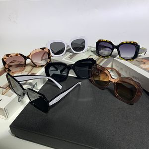 Neue dunkle Stil Herren- oder Damen-Sonnenbrille SPR 16YS Coole Colorblock-Tempel-Quadratrahmen-Mode-Luxus-Designer-Sonnenbrille UV400 mit Box