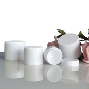 プラスチック化粧品瓶漏れ防止ホワイトコンテナー、ローション、粉、軟膏、美容製品BPAフリー15g 20g 30g 50g 100g