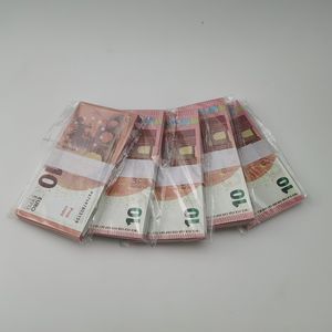 Partyzubehör Falschgeld Banknote 10 20 50 100 200 500 Euro Realistische Spielzeugbar-Requisiten Kopierwährung Filmgeld Faux-Billets 100 Stück/Packung