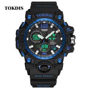 Damska Wojskowa moda Watch Multifunkcjonalna wodoodporna stal nierdzewna Waterproof Complete