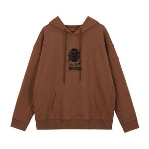 Cav Life Empt C.e Tide Brand Wash Batik Embroidered Sweater Loose Couple Men's and Women's Hoodie