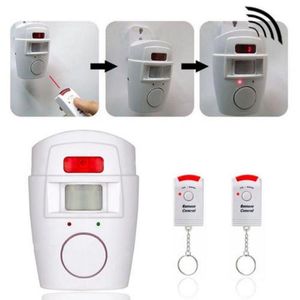 Sistemas de alarme Sensor de movimento sem fio sensível Detector de segurança Sistema interno e externo, garagem doméstica com controle remoto