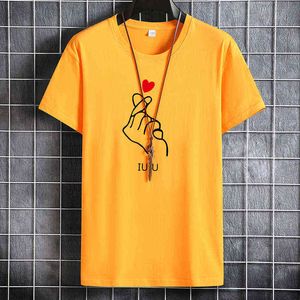 Men's T-Shirts 2022 Summer Pure Cotton Tops Tee Shirt for Men Printed Casual Funny Male Plus Size Tops T Shirt Slim Fit Clothing Y220630