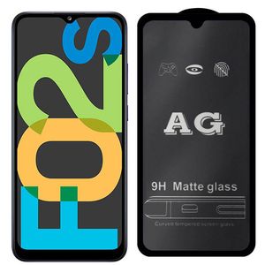 AG Matte Screen Protector Tempered Glass Full Glue Cover Coverage Curved Premium Film Guard Shield For Samsung Galaxy Note 21 FE 20 A02 A12 A22 A32 A42 A52 A72 A82 A92