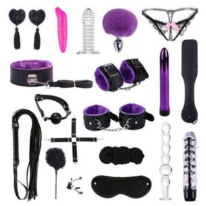 Nxy Sm Bondage Rxjd Veilig Hoofdsteunen Set Speciale Gebundeld Binding Nieuwe Flirt Pak Yoga Kit Adult Sex Toys Voor Vrouwen En Heren 220426