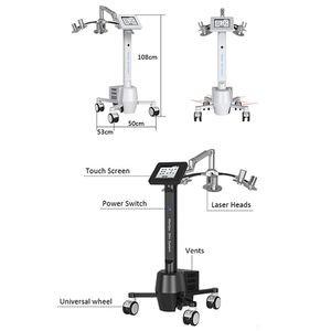 İnvaziv Lazer 532NM 6D Etkili Vücut Zayıflama 6D LIPO Lazer Makinesi Lazer Yağ Çözme Makinesi