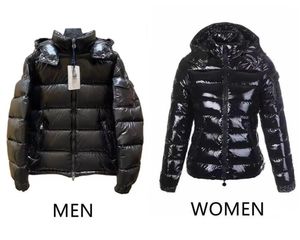 Outerwear feminino Casaco clássico de penas Jaqueta puffer de inverno com capuz Designer Parka Jaquetas masculinas Letter Flower Luxury Streetwear Casacos unissex Homme S-XXL