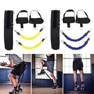 Resistance Band Fitness Bouncing Trainer Rope Basketball Tennis Running Jump Leg Strength Training Agility Pull Strap Equipment2626
