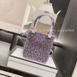 Designer de bolsa feminina New Tote Luxurys Bolsas de sedas e cetins Bolsas de cristal de diamante Sacos de ombro de ombro