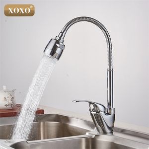 Xoxo Brass Mixer Tap Cold and Hot Water Kitchen kran Köksvask Knackning Multifunktion Dusch tvättmaskin 2262 T200423