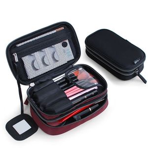 Makeup Bag Case elegante À Prova D Água Cosméticos Cosméticos Organizador de Beleza Caso Beleza Kit para Mini Lápis Bolsa WC220402