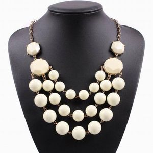 Colares pendentes Moda Moda Gold Chain Chain Bib Ball Colar Jewelry Jewelry for WomenPenda