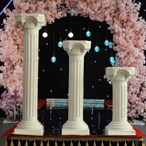 65 cm / 113 cm Decorazione di nozze Colonna romana Plastica Bianco Roma Pilastri Supporto per fiori per feste Illuminazione a LED Fotografia Puntelli