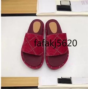 Flip Flop Lady Shoes Embroidery Wedge Sandals Elevator Shoe Women Slides High Quality SIZE 34-43 G698