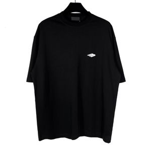 Balencigalies tees plus polos mäns bomullst-shirt rund hals tryckt fickficka kort ärm överdimensionerad US EU-storlek ewr