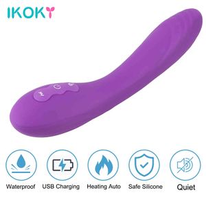 Ikoky Heat Womens Vibrators Big Dildo for Anal Plug Clitoris vagina sexy Toys women女性マスターベーターツールカップル