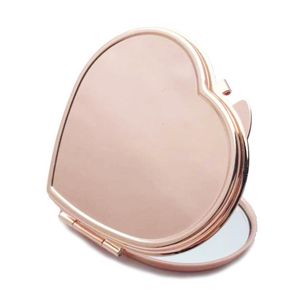 Mini Portable Makeup Compact Pocket Mirror Two-Side Folding Make Up Mirror Women Cosmetic Mirrors