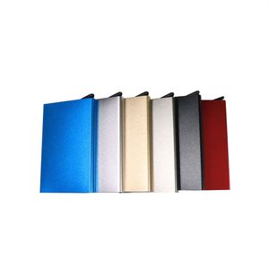 Boxes Card Holder with Money Pocket Pop Up Wallet RFID Blocking Slim Metal Bank Card Case Holds