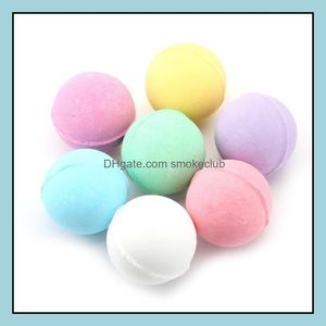 Inne Bath Toalety Dostawy Dom Ogród Natural Bubble Bomb Ball Explosion Salt Balls Essential Oil Drop Dostawa 2021 PLA HCDTK