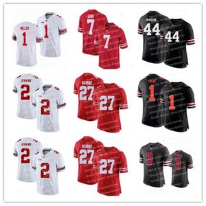 N3740 Ohio State Buckeyes Football Jersey Ezekiel Elliott Michael Thomas Ted Ginn Jr. Carlos Hyde Terrelle Pryor Curtis Samuel Braxton Miller