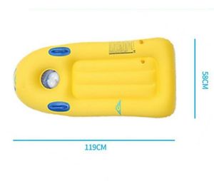 tavola da surf gonfiabile per bambini con manici acquascivolo estivo per esterni galleggianti tubi piscina giocattolo per bambini PVC Nuoto tavole da surf giocattoli per divertimento