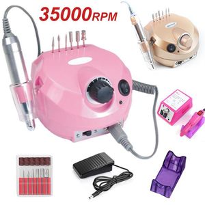 Nail Drill Accessories RPM Pro Polishing Machine Electric File With Speed Display Manicure Knife Pedicure280n