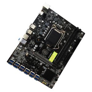 Płyty główne BTC-B250C Wydobycie płyty głównej PCIE do USB3.0 Grafika gniazdo karty LGA1151 DDR4 DIMM dla BTC ETH GPU Miner Motherboadmotherboards m