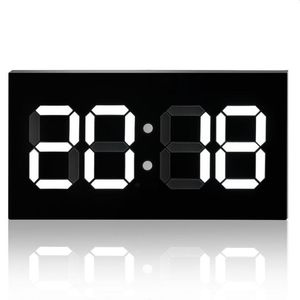 Relógios de parede polegadas grandes relógios eletrônicos contagem regressiva 3d até 16 alarmes controle remoto