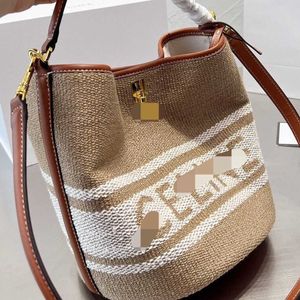Abendbeutel Designer 2024 Neueste Tasche Damenfarbe Farbanpassung Eimer Bag Mode vielseitige Triumphgewalz Wolle Eins Schulter Messenger Handtasche