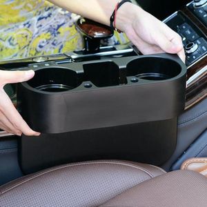 Interiördekorationer 3-i-1 Car Cup Holder Organizer Multifunktion Seat Telefon Drycktillbehör delar Produkter Interior