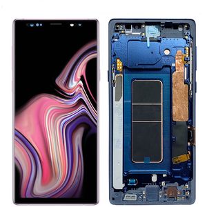 OEM -display för Samsung Galaxy Note 9 LCD N960 SCREE Touch Panels Digitizer Montering AMOLED MED FRAME