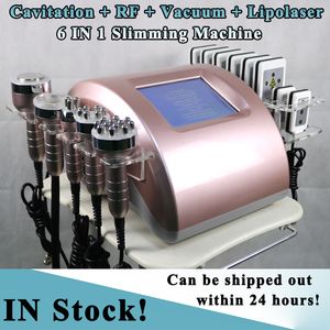 cavitation machine price lipolaser diode slimming with 8pcs lipo laser pads 6 in 1 vacuum RF weight loss machines