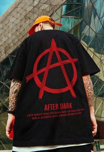 Tシャツ韓国ストリートスタイルレトロレイジーウィンドヒップホップハーフスリーブインシートメンズタイドブランドルースファットプラスサイズTシャツ人