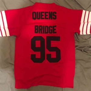 A001 Custom Retro Football Jerseys Mobb Deep #95 Hennessy Prodigy Queens Bridge