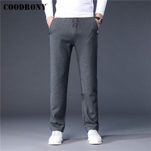 COODRONY Autumn Winter Streetwear Fashion Casual Sweatpants Men Clothing Soft Warm Cotton Pants Tracksuit Trousers Joggers C9023 220330