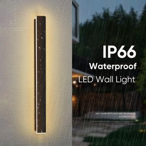 Wall Lamp Long Light IP66 Outdoor Waterproof Garden Fence Simple Indoor Sconce For Home Decor Bedroom CorridorWall