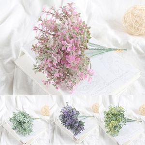装飾的な花の花輪1pc砂糖手作りの人工植物結婚式のための偽物ディーディーリースギフトボックススクラップブッキングデコラティフ