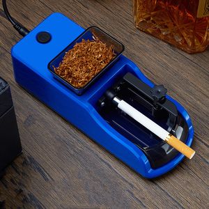 Easy Easy Easy Automatic Cigarette Rolling Machine Plug Plug Tobacco Roller de enrolamento Ferramenta de fumação Diy