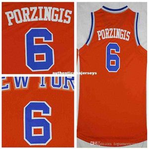 2016 Turuncu #6 KP Jersey Yeni Malzeme Basketbol Forması En İyi Kalite S Nakış Boyutu S-XXL NCAA KOLEJİ